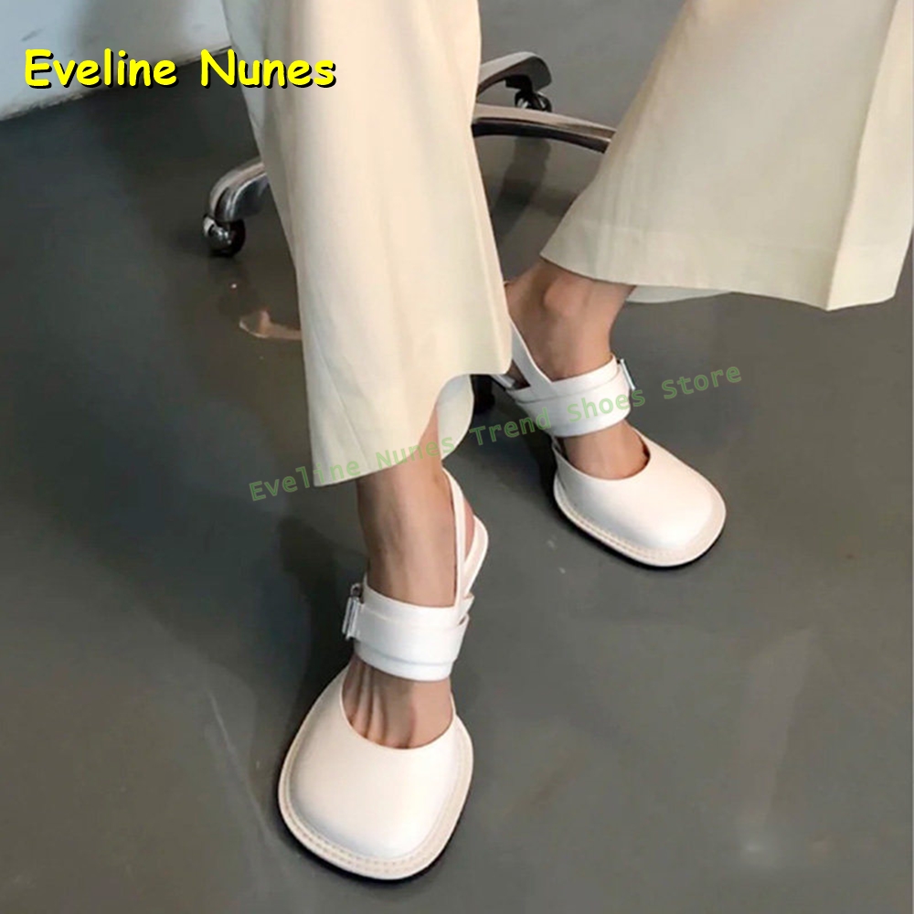 Women's Black Square Toe Buckl - Mule Slip On ulasan dan harga