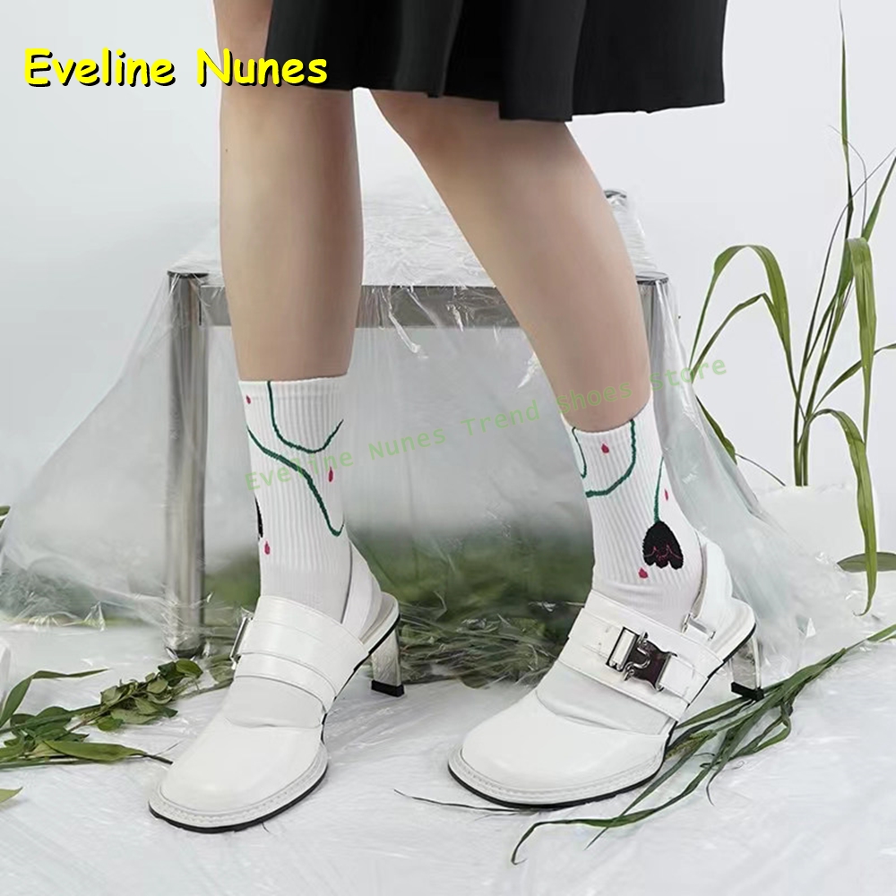 Women's Black Square Toe Buckl - Mule Slip On ulasan dan harga