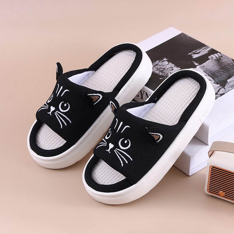 Platform Slippers Women Home F - Mule Slip On ulasan dan harga