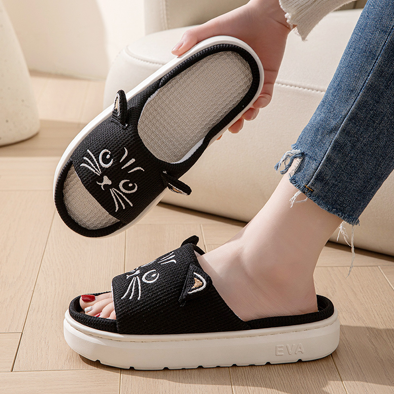 Platform Slippers Women Home F - Mule Slip On ulasan dan harga