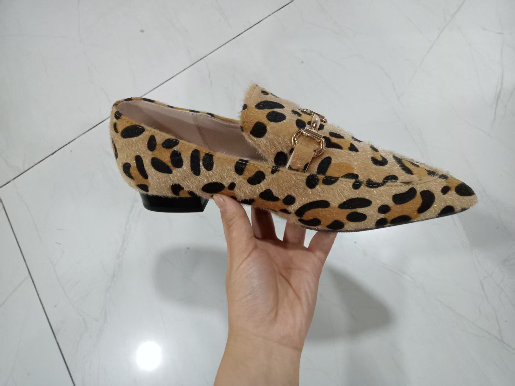 Large Size 40-43 Leopard Print - Mule Slip On ulasan dan harga