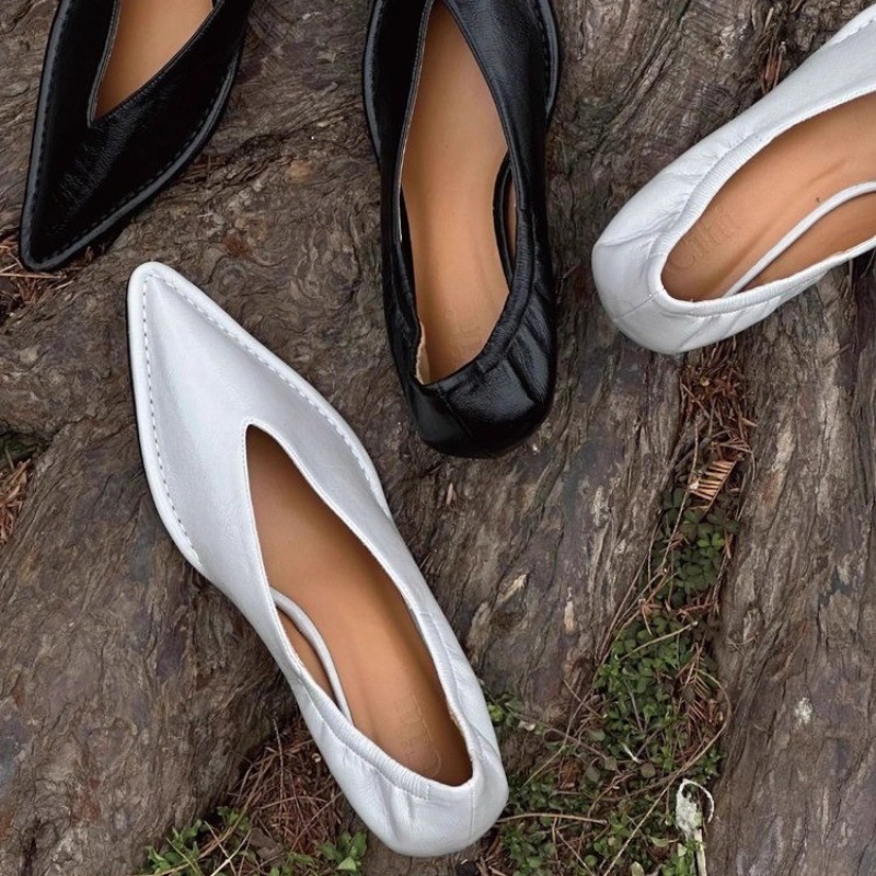 2025 New Pointed Toe Single Sh - Mule Slip On ulasan dan harga