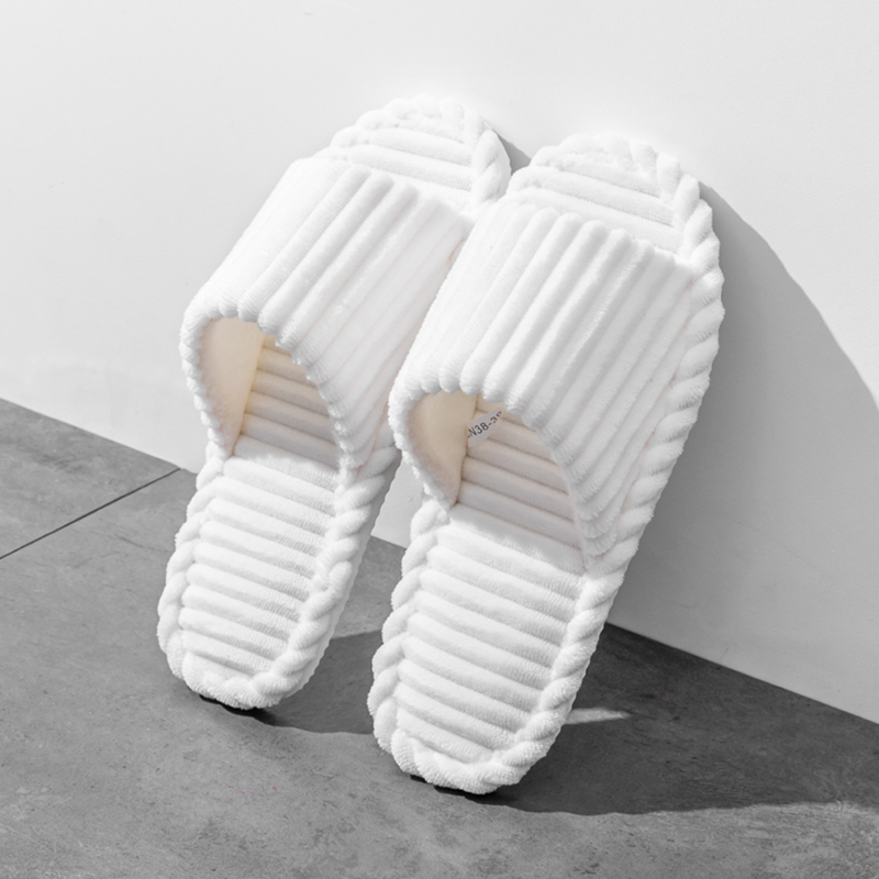 Open-Toe Breathable House Slip - Mule Slip On ulasan dan harga