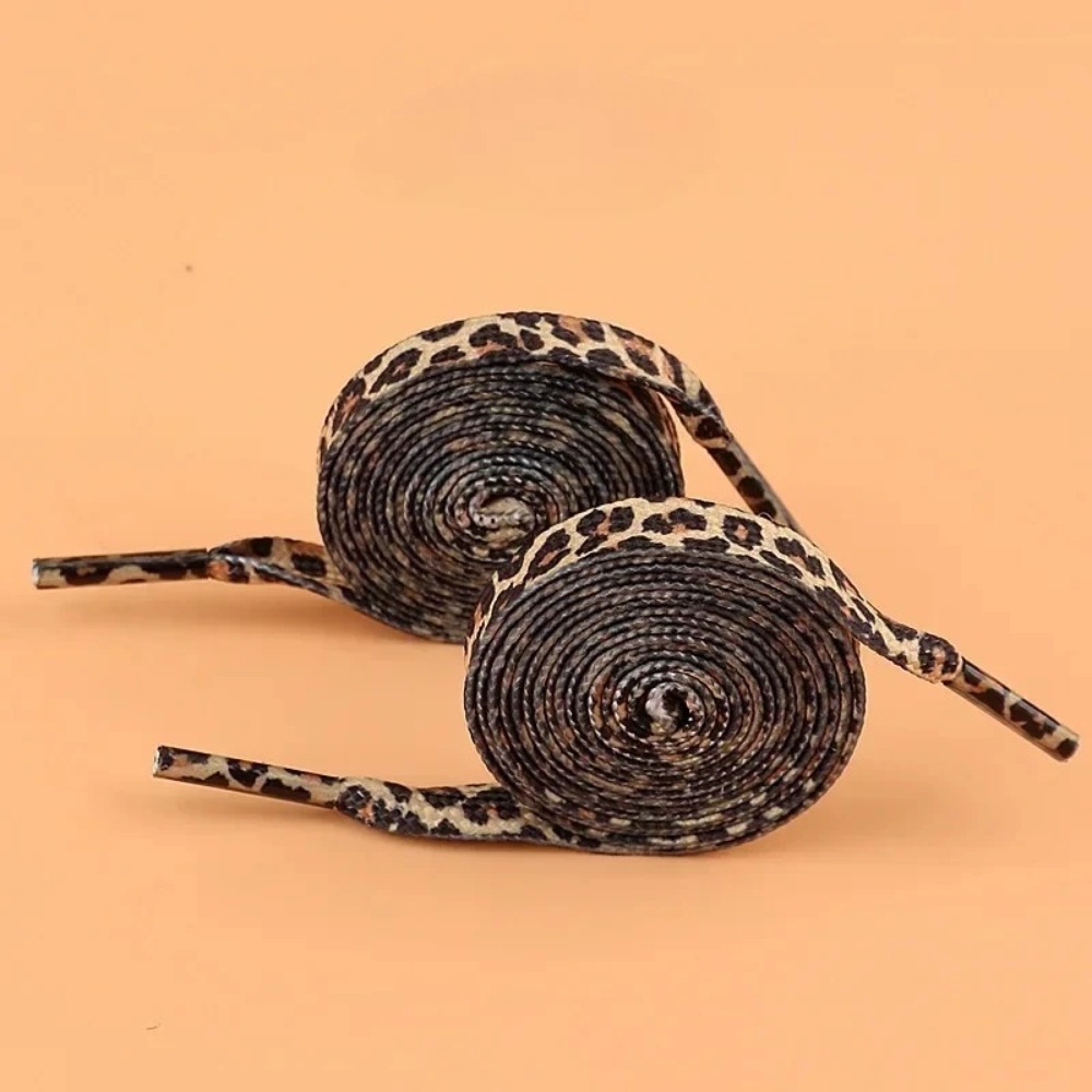Classic Leopard Print Shoelace - Women Shoes Kinds ulasan dan harga