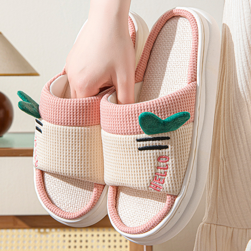 New Style Linen Slippers for W - Women Shoes On Sale ulasan dan harga
