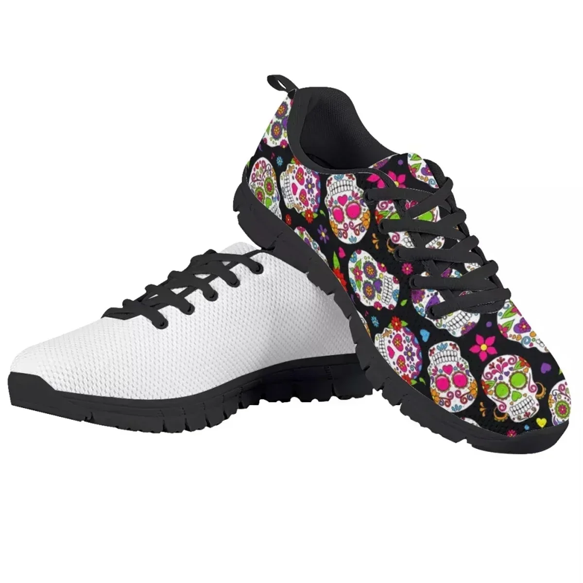 Custom Shoes Black Sole Flat S - Women Shoes Logo ulasan dan harga