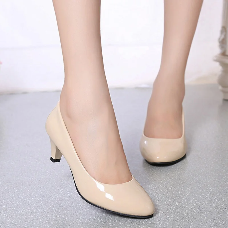 Female Pumps Nude Shallow Mout - Women'S Shoes Clogs ulasan dan harga