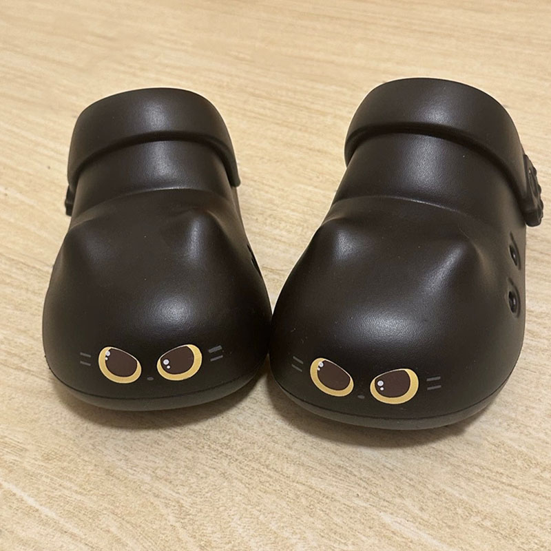 New creative black cat slipper - Mule Slip On ulasan dan harga