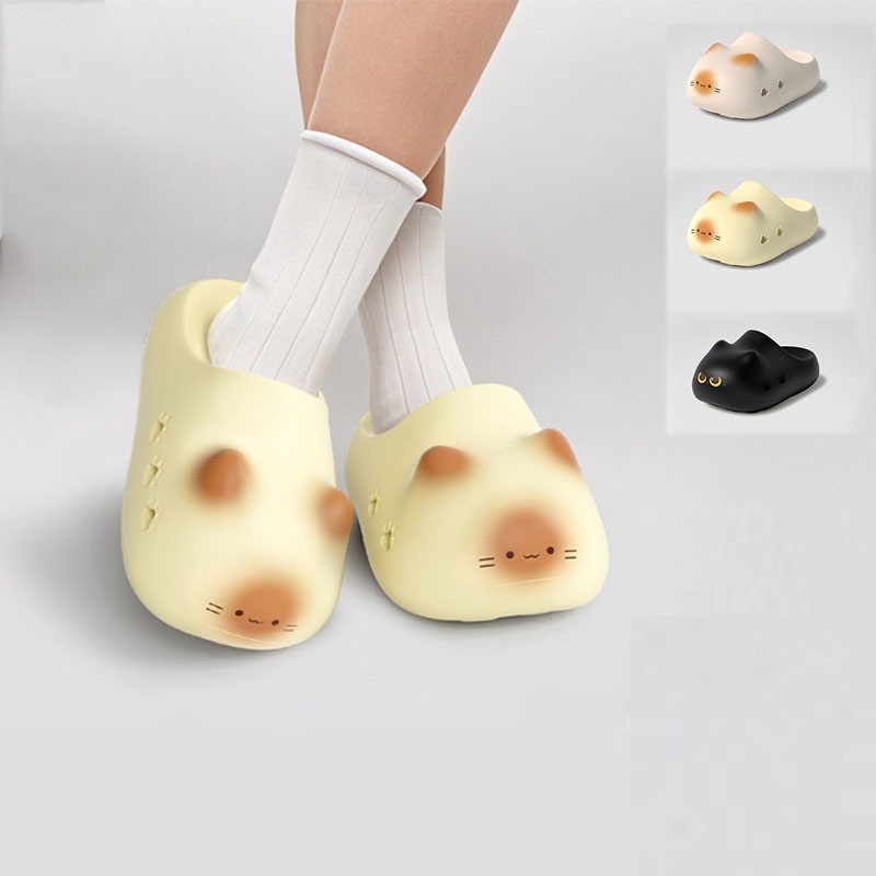 New creative black cat slipper - Mule Slip On ulasan dan harga